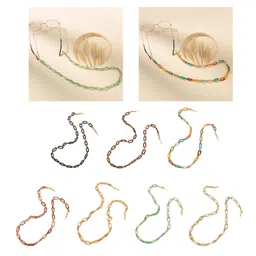 calandis ™ Glasses Chain Holder Acrylic Sunglasses for Office Photo Props Beach black | Eyeglass Straps & Cords | Vision Care image 3