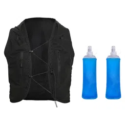 SAZ DEKOR Running Vest Backpack with 2pcs 500ml Soft Flasks Running Gear XL image 2