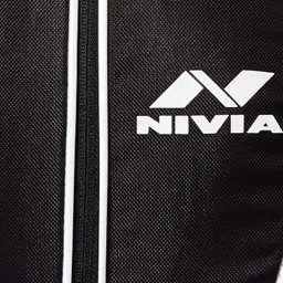 nivia Bag, Ball Bag,PVC Coated mesh, Water Resistant Lightweighted Fabric, Highly Durable, 100% Polyester(Black/RED) image 4