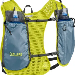 CamelBak Women's Trail Run Hydration Vest 34oz, Smoke Blue/Limeade image 2