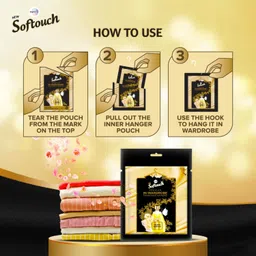 Softouch premium wardrobe freshener, with French perfume image 4
