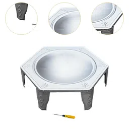 club bollywood THE STYLE SUTRA Fire Pit Brazier Wood Burning Fire Pit Sturdy Compact for Yard Camping Backyard hexagon|Outdoor Cooking & Eating |1 Fire Pit Brazier with Screwdriver image 5