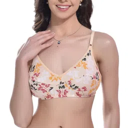 fims - fashion is my style Cotton Bra Non-Padded Non-Wired Bra Floral Print Bra for Women Combo Pack Girls Everyday Bra image 3