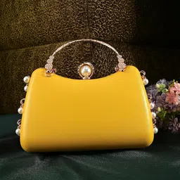 tooba Handicraft Beautiful Star Box Clutch Bag Purse for Bridal, Casual, Wedding Bag for Women & Girls Bags for Women image 2