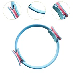 ATORSE Pilates Ring Circle Indoor Workout Accessory Inner Thigh Exerciser Yoga Ring Blue image 5