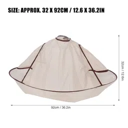 Hairdressing Cape, Easy to Use Barber Cloak Anti‑Static Hair Cutting Cloak, Waterproof for Children Adult image 2
