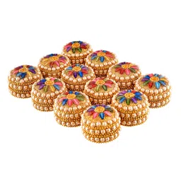craftam Aluminum Sindoor Daani, Kumkum Box Wedding Return Gift (Set of 12) image 4