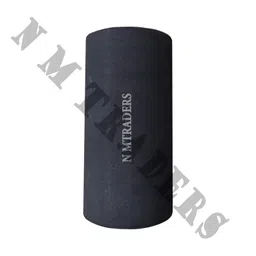 generic Gym Machine Soft Rubber Foam Roller (4/8 Size , Black ) - Set of 2 Pieces image 5