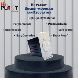 Hi-Plasst (Pack of 5) Switch Nixon 1M Switch Type Fan Regulator, 4-Step, Modular Step Type Electronic Regulators for Fan for Home & Offices (L*B = 5 * 2.4cm) Capacitor Based image 4