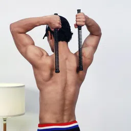 AARIV Metal Ropeless Battle Rope, Heavy Exercise Spring Rope for Workout, Strength Training for Men Women - Ideal for Home or Gym Use image 3