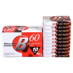 Dorakitten 5PCS Blank Cassette Tape Professional 60 Minute Cassettes Audio Cassettes Value Pack for Voice Recorded image 1