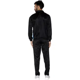xcube Tracksuit for Men, Regular Super Poly Tracksuit Slim fit Summer Trending Casual and Gym wear Specially Designed for Athletic Body (Blue and Black) image 5
