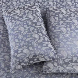 Victor Double Bed Poly Cotton 250 TC Bedsheet/Bedspread with 2 Pillow Covers Easy Wash/Extra Soft Breathable/Fade Resistant & Cooling (Bed Cover - 90" X 100", 2 Pillow Covers - 18" X 27"), Grey image 4
