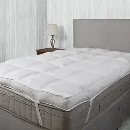 jaipur linen Mattress Padding/Mattress Topper 3000 GSM Twin Size Bed Finest Imported Super Microfiber Soft- 48 Inch X 78 Inch image 2