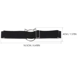 excluzo Garter Collar Garter Harness Thigh High Clips Collar for Women Attractive Suspenders Leg Decorative Garter PU Leg Ring Garter image 4