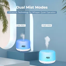 Allin Exporters 500ml Aromatherapy Diffuser with 7 Color Changing LED Lights 4 in 1 Ultrasonic Humidifier Essential Oil Cool Mist Aroma Timer for Home Baby Bedroom Office (1Pc, Multicolour) image 5