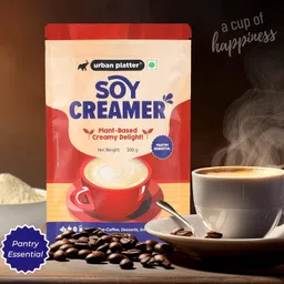 Urban Platter Soy Creamer, 300g (Plant Based Creamer | Soy Powder | Beverages | Desserts) image 2