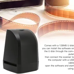 Etzin Film Slide Scanner, 35mm Film Negatives Slides Scanner, with 8MP CMOS Sensor Portable Film Negative Scanner Converter Support for Windows Connection Digital Photos Load Film Adapters-EPL-993IM image 5