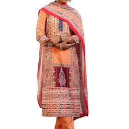 libas Multi Linen Printed Kurta Sets for Women image 1