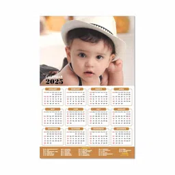 ESCAPER Cute Baby Wall Calendar 2025 for Pregnant Women (45 x 30 cm), Baby Photos hanging, Baby Wall Calendar 2025 for Room Pregnant Women, Baby Pictures for Pregnant Women image 1