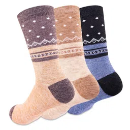 supersox Winter Thermal Regular Length Socks for Women, Made with Thermal Control Technology & Extra Cushioning For a Warmth & Cozy Feel, Ideal For Winter Wear (Pack Of 3) image 3