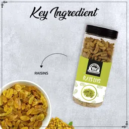 wonderland foods (device) Wonderland Foods 500g Plain Green Raisin (Kishmish) Dried Grapes Jar | Healthy Nutritious & Delicious | Rich in Iron & Vitamin B | Healthy Sweet Treats image 4