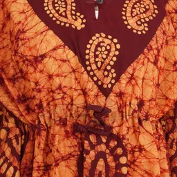 onekbhalo Women's Cotton Printed Maxi Nighty Kaftan Free Size image 5