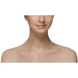 avsar 14k (585) Yellow Gold Necklace for Women image 2