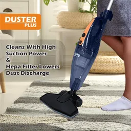 Shakti Technology Duster Plus 800W Upright Vacuum Cleaner, 2-in-1 Handheld & Stick for Home, High Powerful Motor with Strong 6.5KPA Suction, Dry Vacuuming & Portable Light Weight, Black image 2