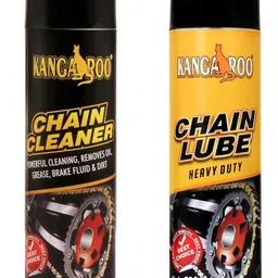 Kangaroo Chain Lube And Chain Cleaner (500 Ml Each, Black). image 1