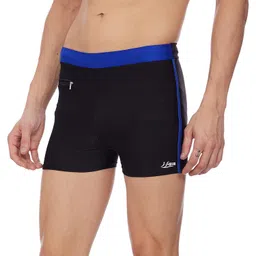 i-swim Mens Costume Is-010 Size 2Xl Black/Red With Is-010 Size 2Xl Black/Blue Pack Of 2 And Earplug Is-406 image 2