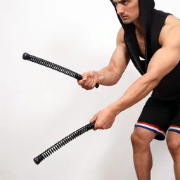 AARIV Metal Ropeless Battle Rope, Heavy Exercise Spring Rope for Workout, Strength Training for Men Women - Ideal for Home or Gym Use image 2