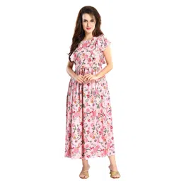 AV2 Women's Viscose Anarkali Maternity Feeding Kurti image 1