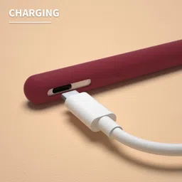 Oboe Silicone Pencil Case Skin Cover 'Compatible with' Redmi Smart Pen for Redmi Pad Pro Pen Case (Wine Red) [Stylus Pencil is NOT Included] image 5