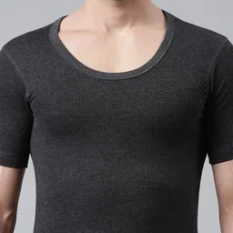 dixcy scott maximus Men's Solid Skinny Fit Undershirt image 2