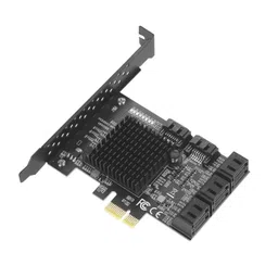 Diyeeni SATA Card 8 Port, PCI-E to SATA 3.0 Controller Expansion Board with Low Profile Bracket, SATA3.0 Interface Expansion Card for Windows 7/8/XP/10 image 1