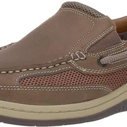 margaritaville Men's Anchor Slip On Boat Shoe, Brown, Size 11.0 image 1