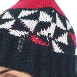 513 Women's Wool, Acrylic Cap With Pom Pom (JD-51WCAP-TEAL_Teal_Free Size) image 5