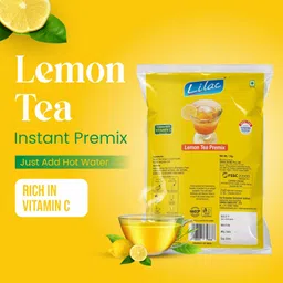 senso Lilac Instant Lemon Tea Premix |Vending Machine|Instant Ready to Drink Tea, 1kg Lemon Tea Pouch image 2