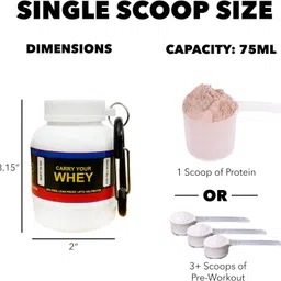 COOL INDIANS Ultimate Gym Combo Set for Men and Women Workout - Boost Your Workout with Gym Proetin Shaker, Water Sipper Bottle & Whey Container Bottle Sipper Bottle/Gym Shaker/Whey Loader (White) image 3