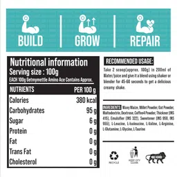 swasthum Mettle Amino Ace Formulae Carbs blend | Performance fuel |(Divine Coffee,2kg) image 2