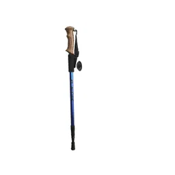 GOKYO Kaza Collapsible Trekking Pole Sturdy 300 gm Aluminium Alloy Collapsible 66 cm Cork Handle Grip image 1