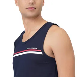 u.s. polo assn. Men Signature Stripe Cotton Ev005 Fashion Regular Fit Vest - Pack of 1 image 4