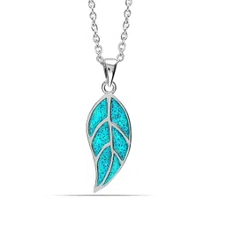 lecalla 925 Sterling Silver Pendant Necklace for Women | BIS Hallmarked Necklace Pendant Cable Link Chain Women's | Jewelry Gift for Birthday Wedding Anniversary image 1