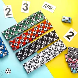 willbond 9 Pieces Soccer Headbands for Girls Soccer Headbands for Boys Soccer Headband Elastic Soccer Headbands Adjustable Soccer Hair Accessories for Girls Women Teens (Multicolor) image 3