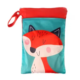 Diaper Pouch Portable Reusable Waterproof Infant Diaper Bag Diaper Organizer Fox image 4