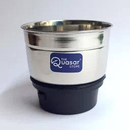 THE Quasar STORE Mixer Grinder Chutney Jar 400ml Fit on 2 Lock & 4 Teeth Coupler Mixer Jar image 3