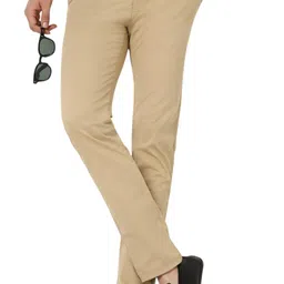 peter england Men's Super Slim Fit Premium Wrinkle Free Casual Trouser Chinos image 1