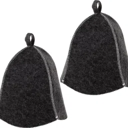 OFXDD Banya Hat - Pack of 2 - Russian Sauna and Banya Hat - Men and Women Sauna Hat Set of 2 Gray, Gray image 1