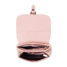 mochi Women Pink Flap Over Sling (66-7153) image 2